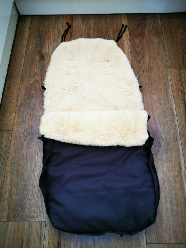 sheepskin pram footmuff